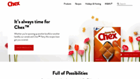What Chex.com website looked like in 2023 (This year)