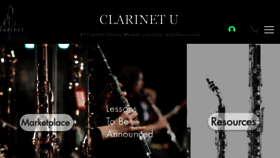 What Clarinetu.com website looked like in 2023 (This year)