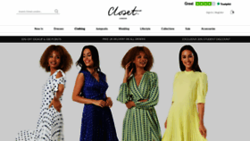 What Closetlondon.com website looked like in 2023 (This year)