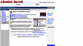 What Crimsoneditor.com website looked like in 2023 (This year)