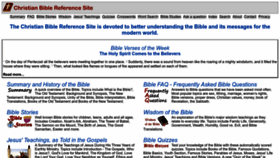 What Christianbiblereference.org website looked like in 2023 (This year)