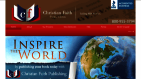 What Christianfaithpublishing.com website looked like in 2023 (This year)