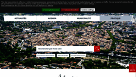 What Carpentras.fr website looked like in 2023 (This year)