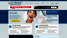What Cashtravel.info website looked like in 2023 (This year)