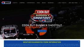 What Charlottemotorspeedway.com website looked like in 2023 (This year)