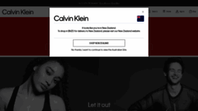 What Calvinklein.com.au website looked like in 2023 (2 years ago)
