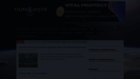 What Cunoastelumea.ro website looked like in 2023 (2 years ago)