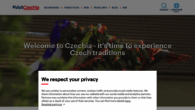 What Czechtourism.com website looked like in 2023 (This year)