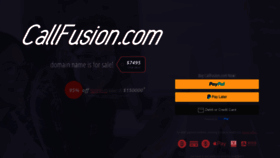 What Callfusion.com website looked like in 2023 (This year)