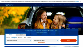 What Carsaver.com website looked like in 2023 (This year)