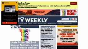 What Cityweekly.net website looked like in 2023 (This year)