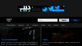 What Charlieintel.com website looked like in 2023 (This year)
