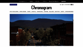 What Chronogram.com website looked like in 2023 (This year)