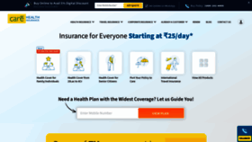 What Careinsurance.com website looked like in 2023 (This year)