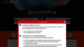 What Cotrip.org website looked like in 2023 (This year)