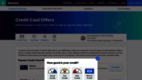 What Cardhub.com website looked like in 2023 (This year)