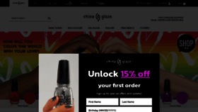 What Chinaglaze.com website looked like in 2023 (This year)