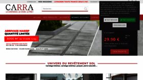 What Carra-carrelage.fr website looked like in 2023 (This year)