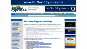 What Cyprus44.com website looked like in 2023 (This year)
