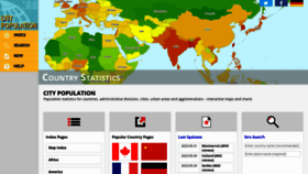 What Citypopulation.de website looked like in 2023 (This year)