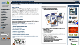 What Cert.br website looked like in 2023 (2 years ago)