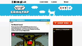 What Crailtap.com website looked like in 2023 (This year)