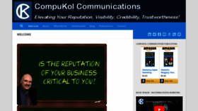 What Compukol.com website looked like in 2023 (This year)