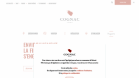 What Cognac.fr website looked like in 2023 (This year)