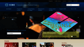 What Ccbcmd.edu website looked like in 2023 (3 years ago)