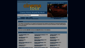 What Cinematour.com website looked like in 2023 (This year)