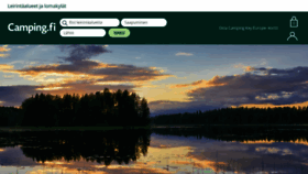 What Camping.fi website looked like in 2023 (This year)
