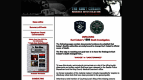 What Cobaincase.com website looked like in 2023 (This year)