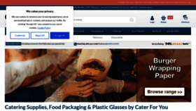 What Cater4you.co.uk website looked like in 2023 (This year)