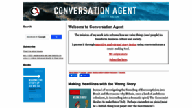 What Conversationagent.com website looked like in 2023 (2 years ago)