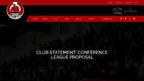 What Clydefc.co.uk website looked like in 2023 (This year)