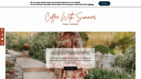 What Coffeewithsummer.com website looked like in 2023 (This year)