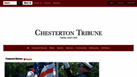 What Chestertontribune.com website looked like in 2023 (This year)