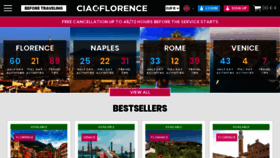 What Ciaoflorence.it website looked like in 2023 (This year)