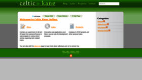 What Celtickane.com website looked like in 2023 (2 years ago)