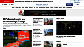 What Calgaryherald.com website looked like in 2023 (This year)