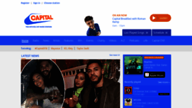 What Capitalfm.com website looked like in 2023 (This year)