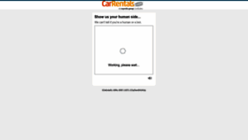 What Carrentals.com website looked like in 2023 (This year)