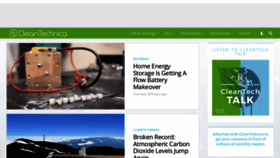 What Cleantechnica.com website looked like in 2023 (This year)