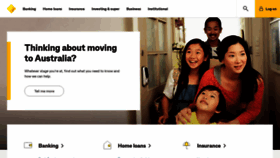 What Commbank.com.au website looked like in 2023 (This year)