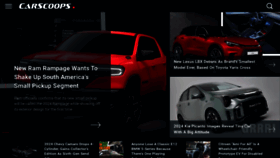 What Carscoops.com website looked like in 2023 (This year)