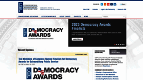 What Congressfoundation.org website looked like in 2023 (This year)
