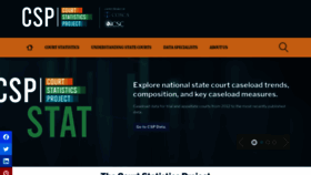What Courtstatistics.org website looked like in 2023 (This year)