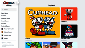 What Cupheadgame.io website looked like in 2023 (This year)