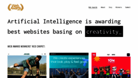 What Cssawards.net website looked like in 2023 (This year)