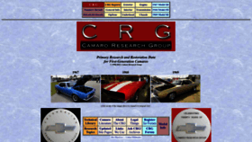 What Camaros.org website looked like in 2023 (This year)